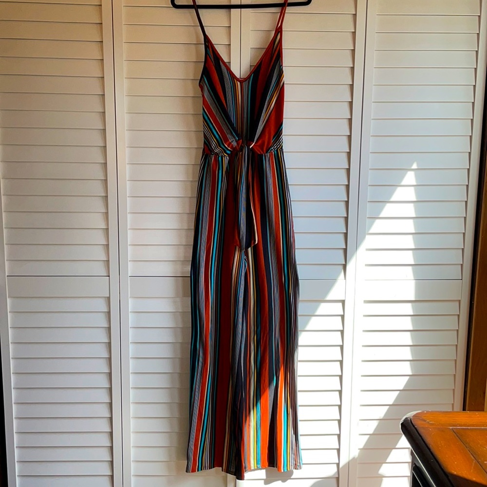 Striped full length one piece sz Small